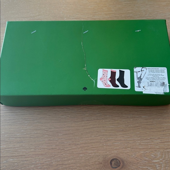 KATE SPADE NEW YORK WHIMSICAL 3 PK WOMEN'S CREW SOCKS SIZE: 4-10, NWT - Picture 6 of 6